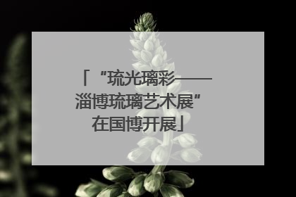 “琉光璃彩——淄博琉璃艺术展”在国博开展