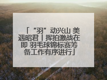 “羽”动兴山 美遇昭君丨挥拍激战在即 羽毛球锦标赛筹备工作有序进行