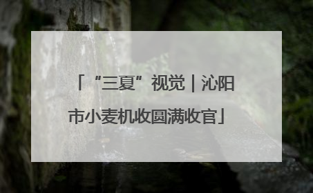 “三夏”视觉｜沁阳市小麦机收圆满收官