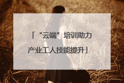 “云端”培训助力产业工人技能提升