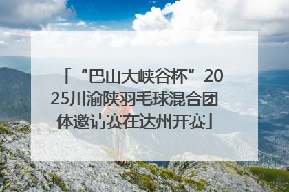 “巴山大峡谷杯”2025川渝陕羽毛球混合团体邀请赛在达州开赛