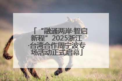 “融通两岸·智启新程”2025浙江·台湾合作周宁波专场活动正式启幕