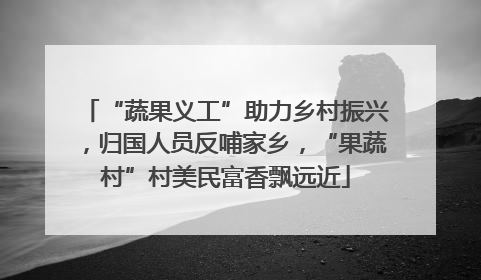 “蔬果义工”助力乡村振兴，归国人员反哺家乡，“果蔬村”村美民富香飘远近