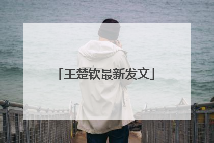 王楚钦最新发文