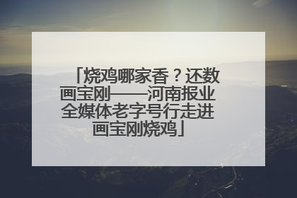烧鸡哪家香？还数画宝刚——河南报业全媒体老字号行走进画宝刚烧鸡