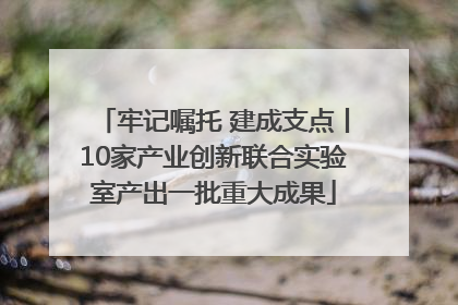 牢记嘱托 建成支点丨10家产业创新联合实验室产出一批重大成果