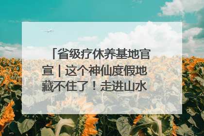 省级疗休养基地官宣｜这个神仙度假地藏不住了！走进山水秘境 开启一场野奢度假之旅！