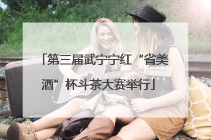 第三届武宁宁红“省美酒”杯斗茶大赛举行