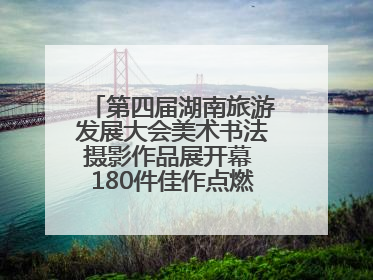 第四届湖南旅游发展大会美术书法摄影作品展开幕 180件佳作点燃岳阳文旅爆点