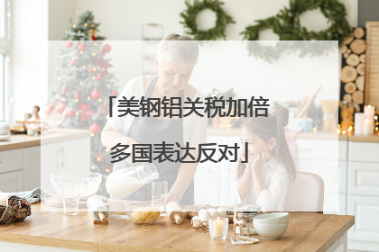 美钢铝关税加倍 多国表达反对