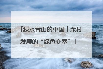 绿水青山的中国丨余村发展的“绿色变奏”