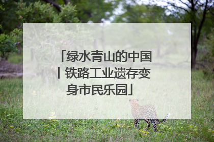 绿水青山的中国丨铁路工业遗存变身市民乐园