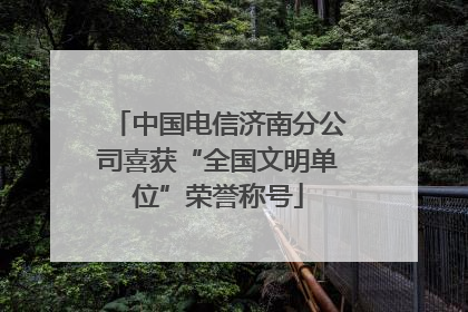 中国电信济南分公司喜获“全国文明单位”荣誉称号