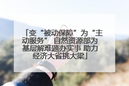 变“被动保障”为“主动服务” 自然资源部为基层解难题办实事 助力经济大省挑大梁