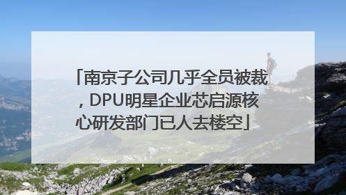 南京子公司几乎全员被裁，DPU明星企业芯启源核心研发部门已人去楼空
