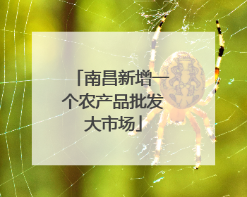 南昌新增一个农产品批发大市场