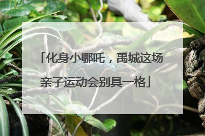 化身小哪吒，禹城这场亲子运动会别具一格