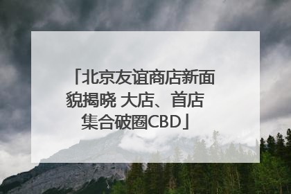 北京友谊商店新面貌揭晓 大店、首店集合破圈CBD