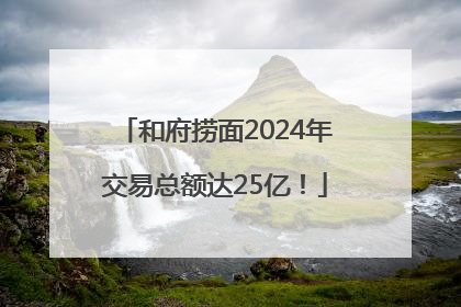 和府捞面2024年交易总额达25亿！