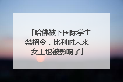 哈佛被下国际学生禁招令，比利时未来女王也被影响了