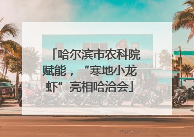 哈尔滨市农科院赋能，“寒地小龙虾”亮相哈洽会