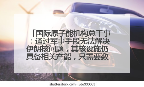 国际原子能机构总干事：通过军事手段无法解决伊朗核问题，其核设施仍具备相关产能，只需要数月就能生产出浓缩铀