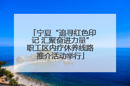 宁夏“追寻红色印记 汇聚奋进力量”职工区内疗休养线路推介活动举行
