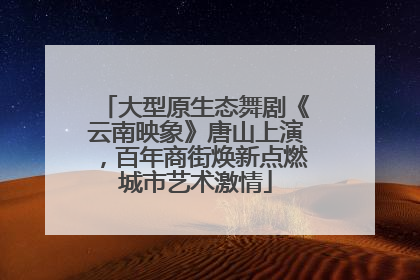 大型原生态舞剧《云南映象》唐山上演，百年商街焕新点燃城市艺术激情