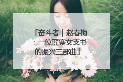 奋斗者｜赵春梅：一位瑶寨女支书的振兴三部曲