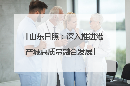 山东日照：深入推进港产城高质量融合发展