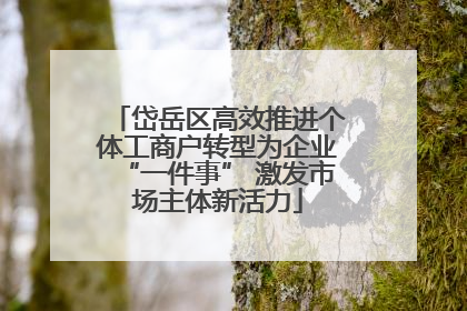 岱岳区高效推进个体工商户转型为企业“一件事” 激发市场主体新活力
