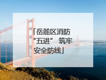 岳麓区消防 “五进” 筑牢安全防线