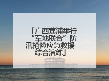 广西荔浦举行“军地联合”防汛抢险应急救援综合演练