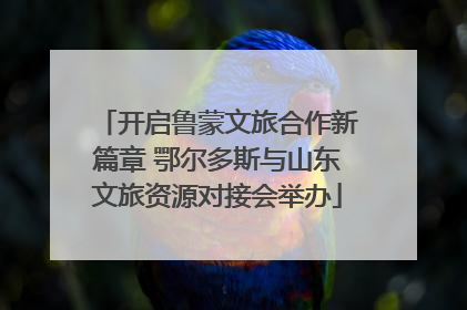 开启鲁蒙文旅合作新篇章 鄂尔多斯与山东文旅资源对接会举办
