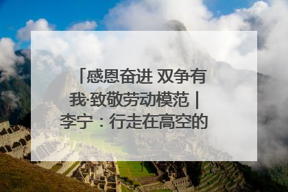 感恩奋进 双争有我·致敬劳动模范｜李宁：行走在高空的“电网卫士”