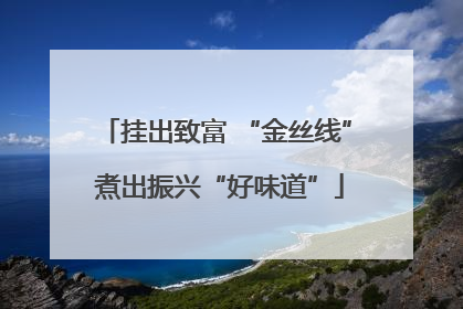 挂出致富 “金丝线” 煮出振兴“好味道”