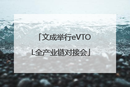 文成举行eVTOL全产业链对接会