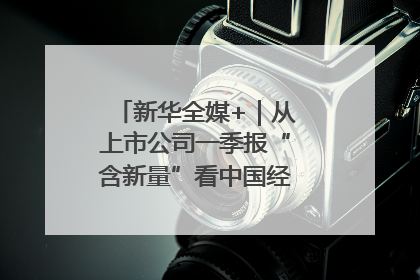 新华全媒+｜从上市公司一季报“含新量”看中国经济发展向“新”