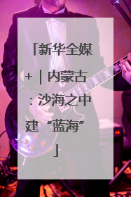 新华全媒+｜内蒙古：沙海之中建“蓝海”