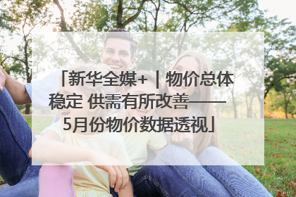 新华全媒+｜物价总体稳定 供需有所改善——5月份物价数据透视