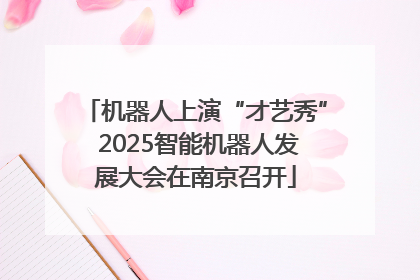 机器人上演“才艺秀” 2025智能机器人发展大会在南京召开