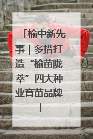 榆中新先事｜多措打造“榆苗陇萃”四大种业育苗品牌