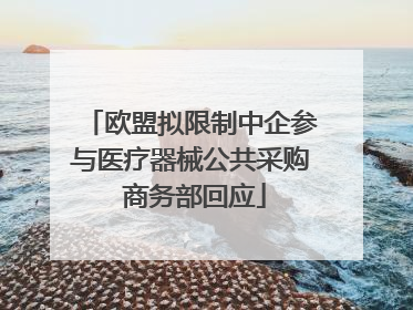 欧盟拟限制中企参与医疗器械公共采购 商务部回应