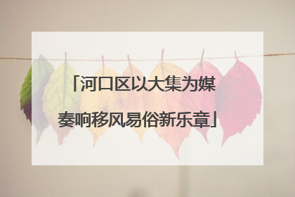河口区以大集为媒 奏响移风易俗新乐章