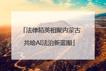法律精英相聚内蒙古 共绘AI法治新蓝图
