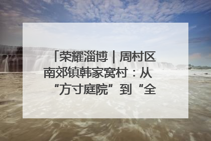 荣耀淄博｜周村区南郊镇韩家窝村：从“方寸庭院”到“全域文明”，乡村振兴的“美学革命”