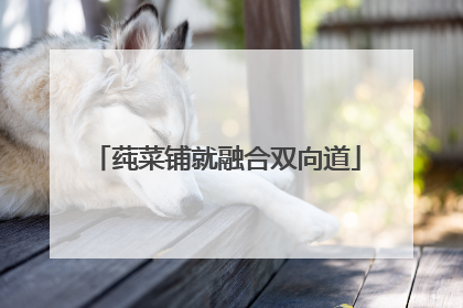 莼菜铺就融合双向道