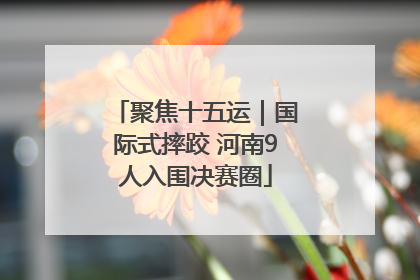 聚焦十五运｜国际式摔跤 河南9人入围决赛圈