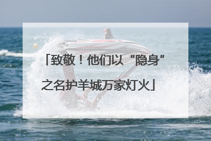 致敬！他们以“隐身”之名护羊城万家灯火