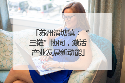 苏州渭塘镇：“三链”协同，激活产业发展新动能